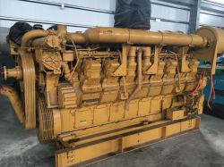 CAT 3516 2000HP 1500RPM ENGINE 25Z PREFIX X 2 145HOURS